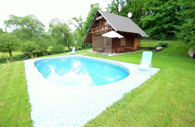 Ferienhaus in Bechyne mit Pool