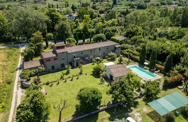 Haustierfreundliches Haus in Cortona.