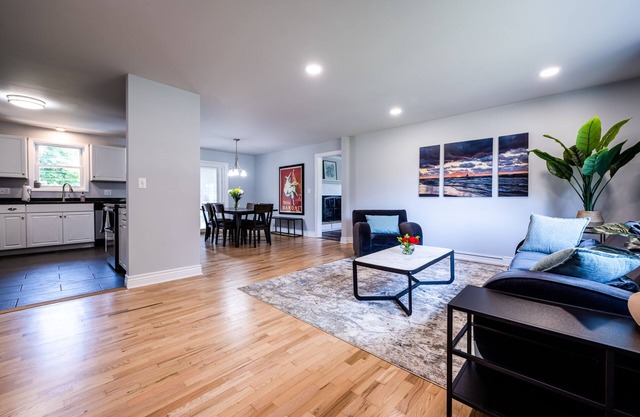 Pet-friendly home near Lake Michigan with fenced in back yard