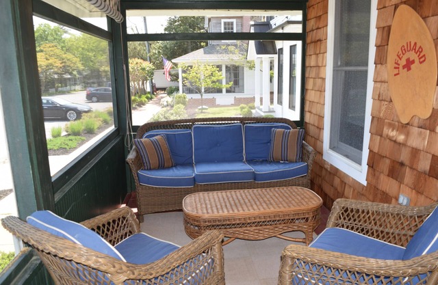 Pet Friendly North Rehoboth Ocean Block 5BR Home Steps to the Beach w/ Large Porch