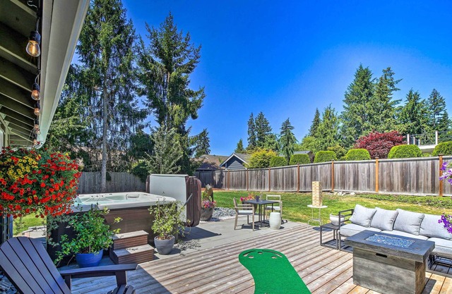 NEW! Modern Gem w/ Beautiful Backyard & Hot Tub!