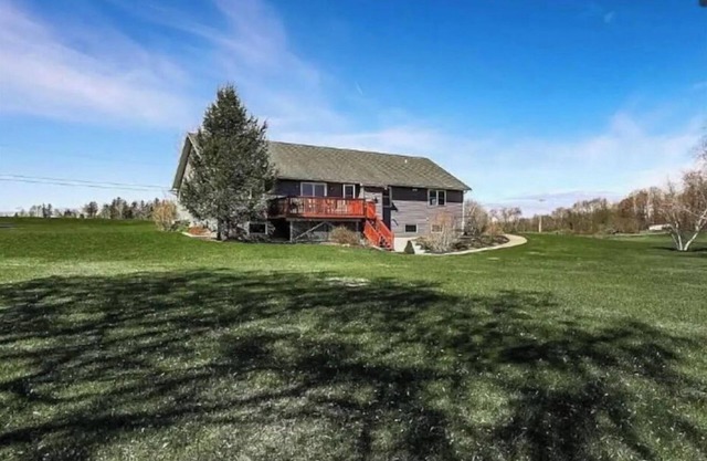 Picture perfect views next to lake and trails
