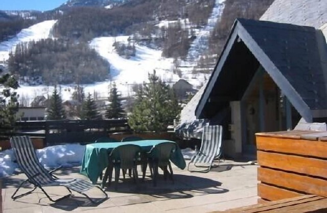 SKIPISTE Treibhaus che 1400 8 PERS LUX Terrasse