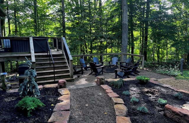 Pine Lane is your cozy, pet-friendly escape -w/ hot tub, fire pit, & peaceful vibes near Mohican