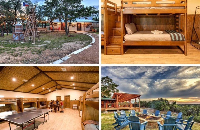 Ping Pong and Foosball; kitchen and bathrooms shared amenities