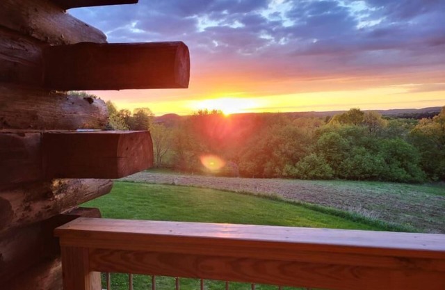 Pleasant View Log Haus 16 Meilen westlich von Wisconsin Dells