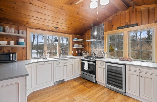 Plymouth Lakeside Getaway with Private Beach Fenced Yard Grill