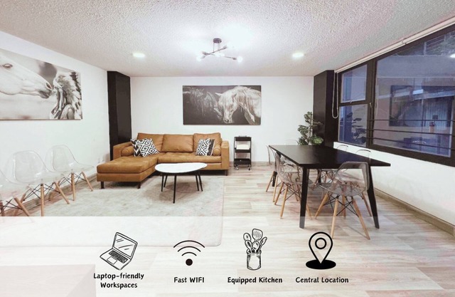 Polanco Apt Steps from Masaryk Ave Ideal for Group