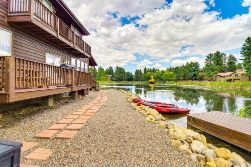 Pond Access and Private Dock Lakeside Cabin
