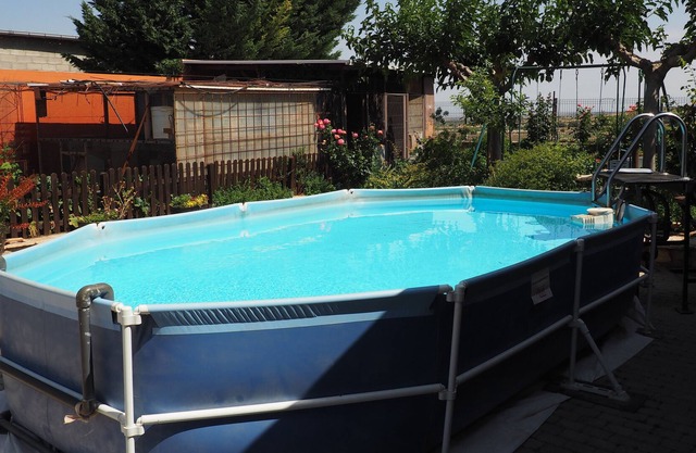 Pool, Garten und Grill