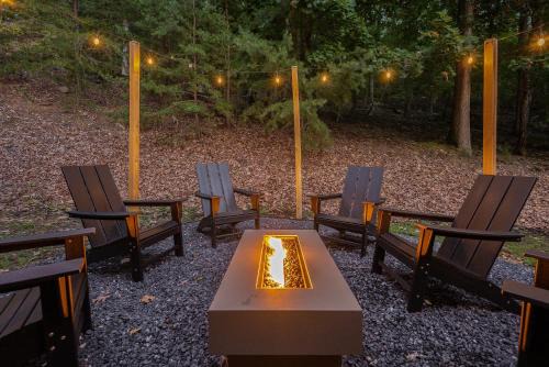 Pool Table Movie Theater Fire Pit
