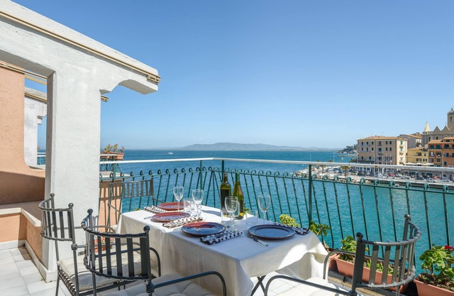 Toskana - Argentario - Porto Santo Stefano - Die Terrasse auf dem Meer