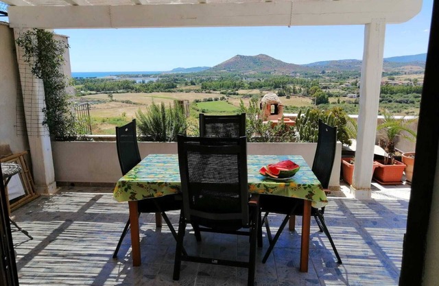 Posada Apartment mit Panoramaterrasse mit Blick auf das Meer