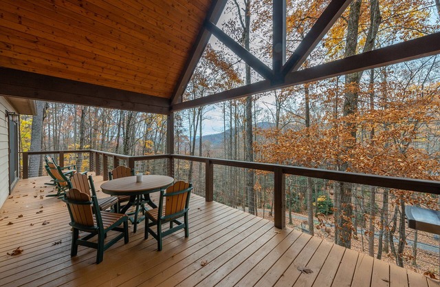 **Celo Mist Mountain Lodge, private, easy access, fire-pit **30 day minimum**