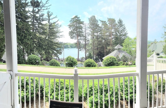 Premier View and Patio Overlooking Elkhart Lake! Two minute walk to bars/dining!