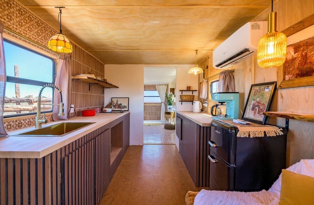 Premium Accessible Airstream with Private Hot Tub (Unit I) - 3 Person Airstream - ADA Accessible