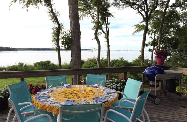Prime East Hampton Waterfront Spektakuläres modernes Haus mit herrlichen Sonnenuntergängen