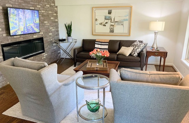 Private 3-bed, 4 bath home just off Interstate 30 with restaurants and shopping!