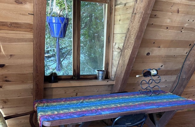 Private Aframe cabin on 17acres of the Chetco River