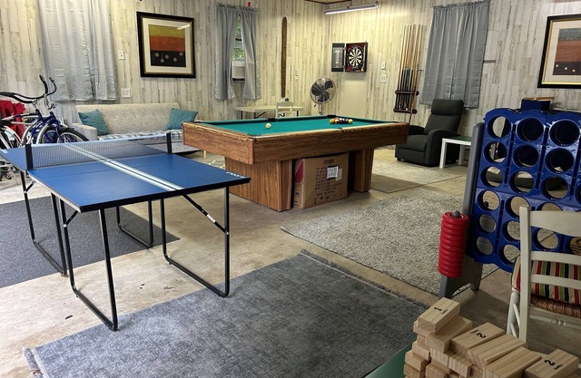 Private and pet-friendly, with game room and upgraded kitchen