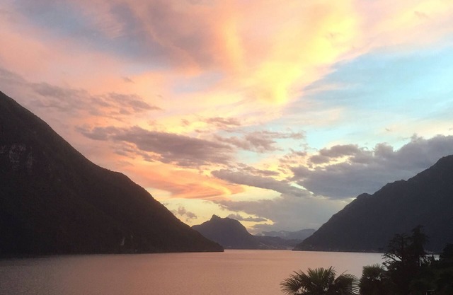 Private Wohnung mit Blick auf den Luganersee in Italien mit herrlichem Blick
