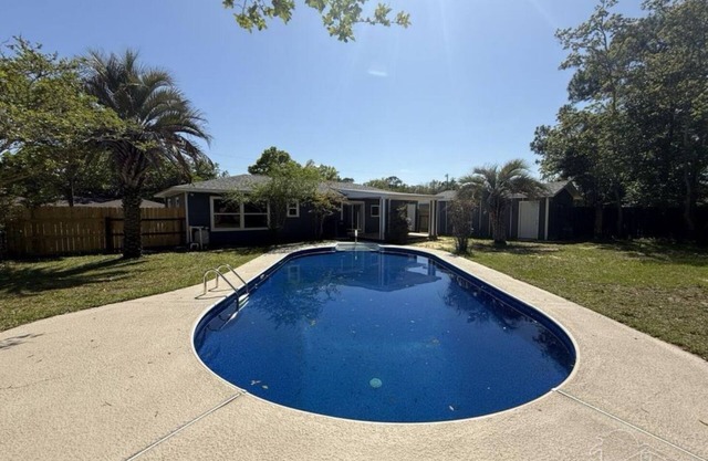 Private bed + bath in this Spacious Outdoor Pool Home