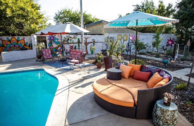 San Diego Bohemian Poolside Lounge