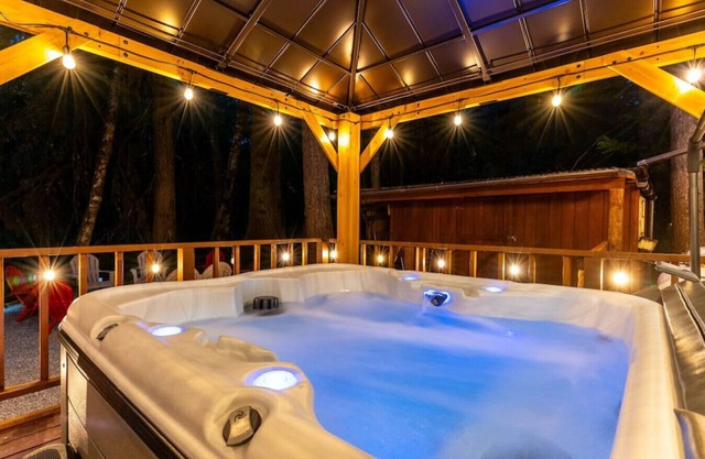 Private Cabin - HOT TUB, A/C, EV charger near Mt Rainier in Ashford WA