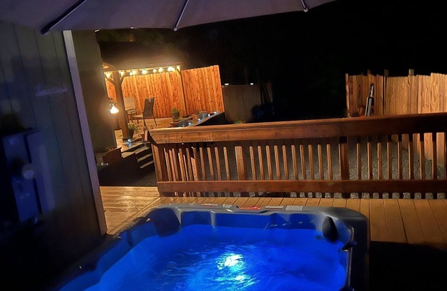 Private Chalet with hot tub.