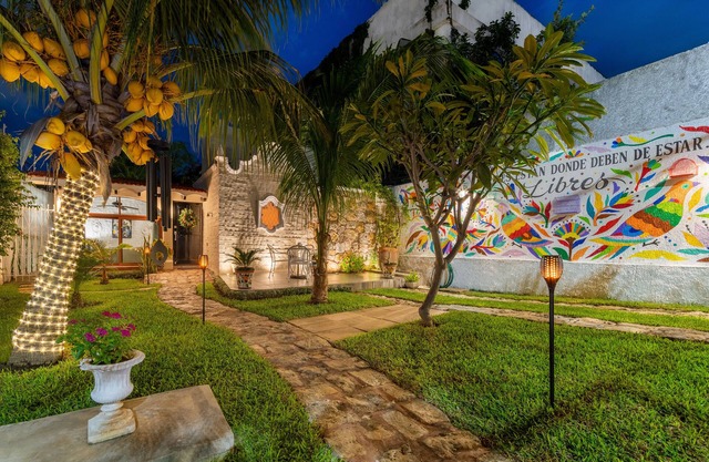 Privates koloniales Boutique-Haus mit einem kühlen Pool im Herzen von Downtown Cancun