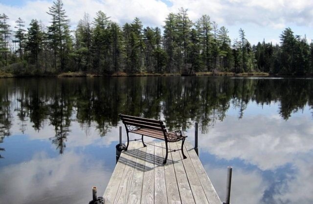 Private Cottage mit Waterfront