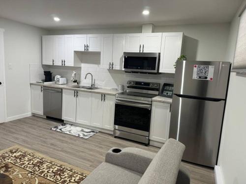 Private cozy basement suite