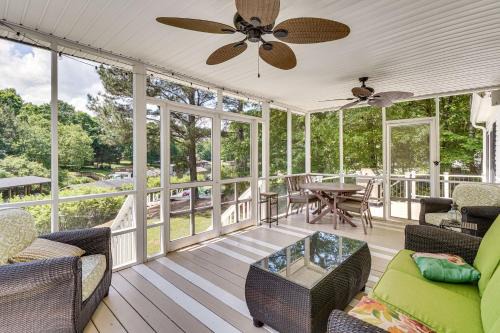 Private Dock and Fire Pit Serene Lake Gaston Escape