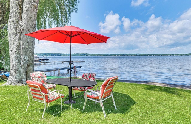 Private Dock: Lakefront Gem on Saratoga Lake