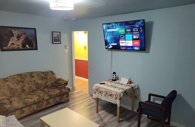 Private duplex close to all shops and restaurants.