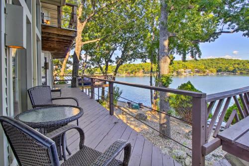 Private Fire Pit and Dock Lakefront Missouri Home