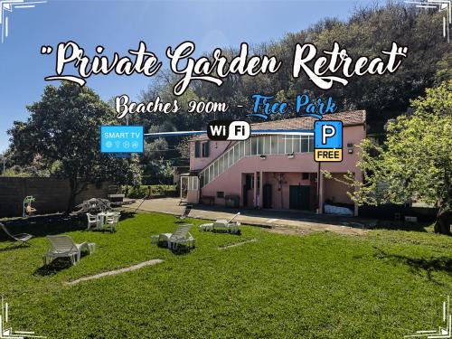 Private Garden Retreat - Free Park - Beach 900m