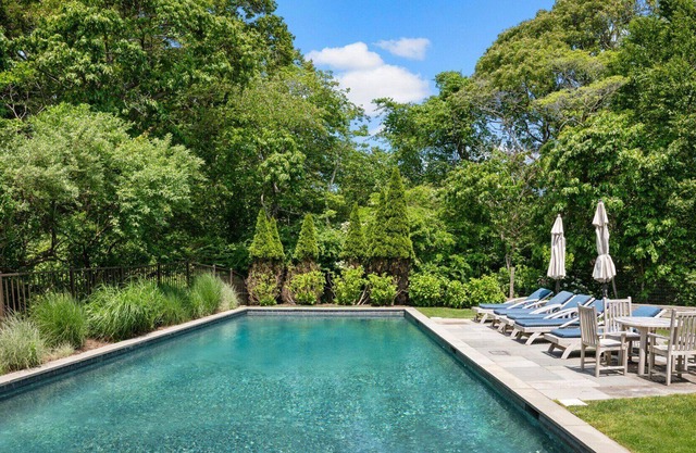 Private Hampton's retreat on 2 acres, with spacious private pool, open...