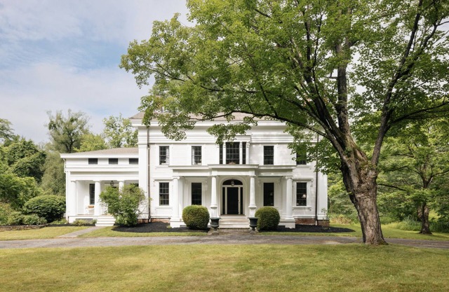Private historic Hudson home on 20 acres with pool
