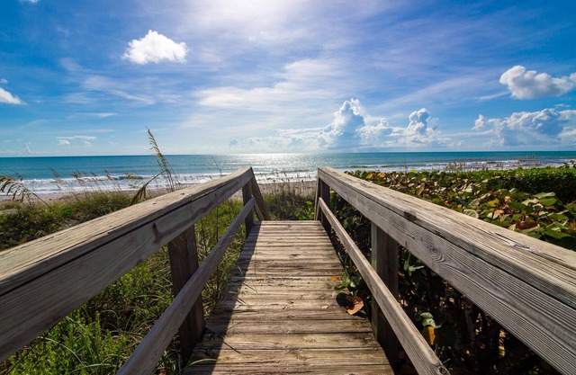 Private Home; Deeded Beach Access; On A1A: 100 steps to the beach!