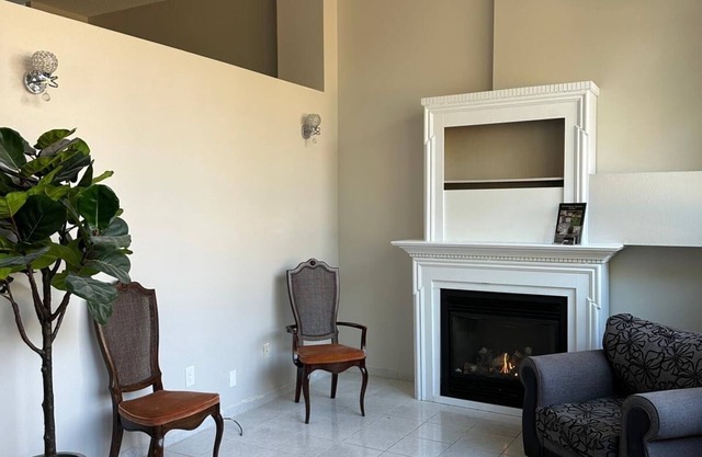 Private home with large bedroom and spacious common areas with patio.