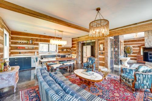 Private Hot Tub Eclectic Ulster County Cabin