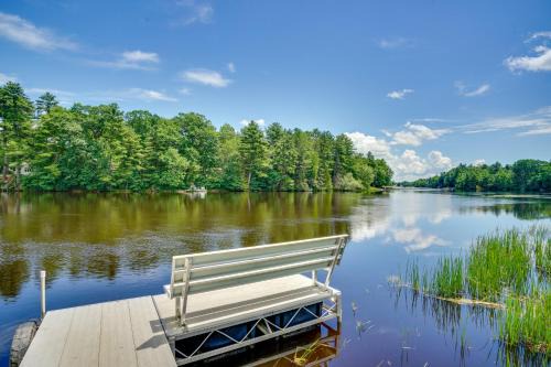 Private Hot Tub Riverfront Escape in Shawano
