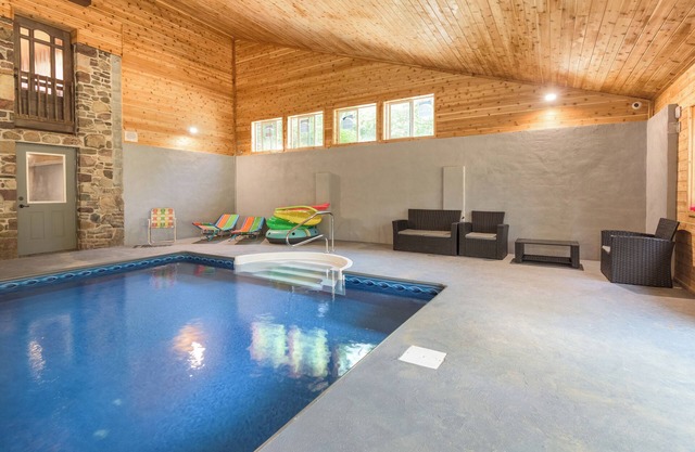 Private Indoor Pool Poconos Estate