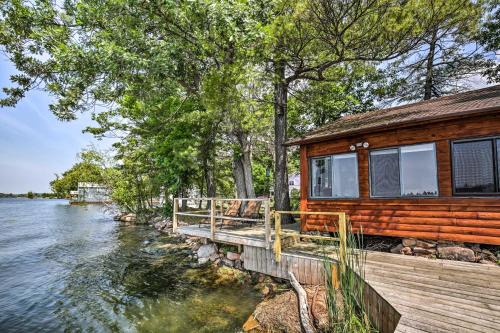 Private Island with Land Access cabin