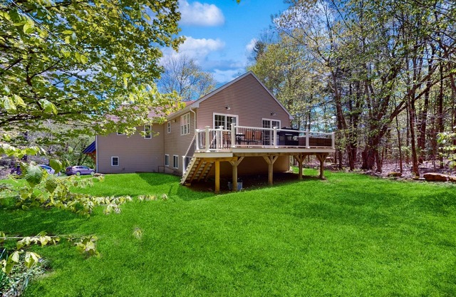 Private, lake community house in the serene Berkshire Foothills with pool table