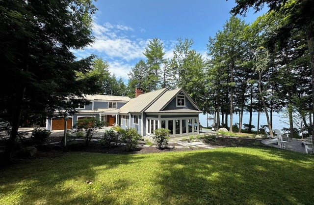 Private Lakefront Estate with 180 Degree Views