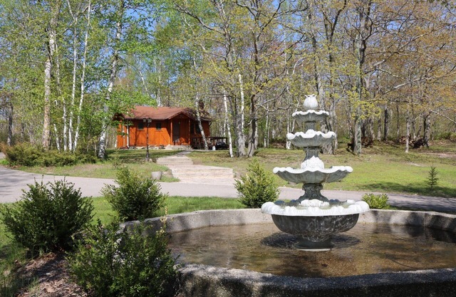 Privates Blockhaus mit weitem Blick auf den Grand Lake