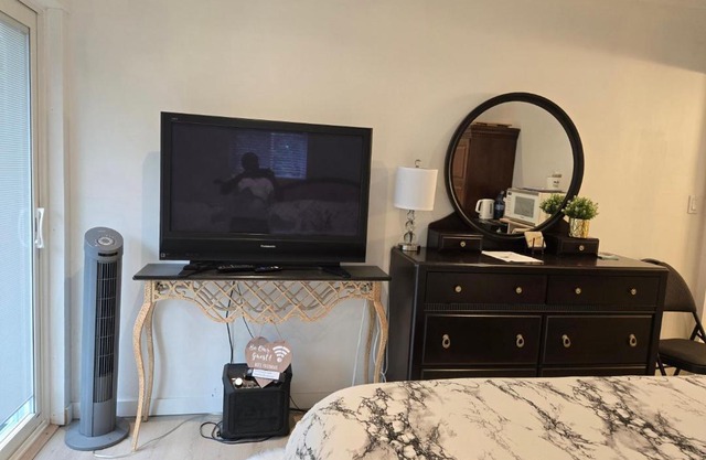Private master bedroom in a farmhouse