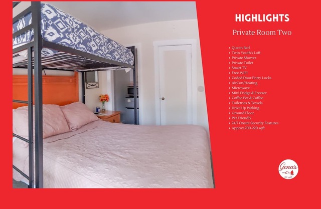 Sierra Inn & Restaurant Suite #2: Queen + Youth Twin Loft & Private Bath|